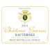 Chateau Gravas Sauternes (375ML half-bottle) 2011 Front Label