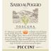 Piccini Sasso al Poggio 2009 Front Label