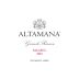 Altamana Grande Reserve Malbec 2013 Front Label