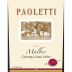 Paoletti Malbec 2011 Front Label
