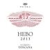 Petra Toscana Hebo 2013 Front Label