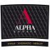 Alpha Estate SMX Red Blend 2011 Front Label