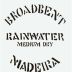 Broadbent Rainwater Medium Dry Madeira Front Label