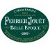 Perrier-Jouet Belle Epoque With Glassware Set 2007 Front Label