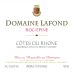 Domaine Lafond Cotes du Rhone Roc-Epine 2013 Front Label
