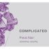 Complicated Pinot Noir 2014 Front Label