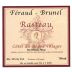 Feraud-Brunel Rasteau 2012 Front Label