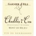 Garnier et Fils Mont de Milieu Premier Cru Chablis 2013 Front Label