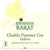 Domaine Barat Chablis Vaillons Premier Cru 2013 Front Label