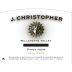 J. Christopher Willamette Valley Pinot Noir 2012 Front Label