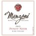 Manzoni Home Vineyard Pinot Noir 2012 Front Label