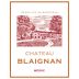Chateau Blaignan 2012 Front Label
