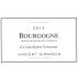 Vincent Girardin Bourgogne Cuvee Saint Vincent Rouge 2013 Front Label