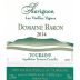 Domaine Baron Sauvignon de Touraine 2014 Front Label