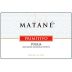 Matane Puglia Primitivo 2012 Front Label
