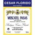 Cesar Florido Moscatel Pasas (375ML Half-bottle) Front Label