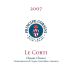 Corti Principe Corsini Le Corti Chianti Classico 2007 Front Label