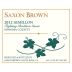Saxon Brown Fighting Brothers Semillon 2012 Front Label
