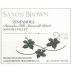 Saxon Brown Stonewall Zinfandel 2011 Front Label