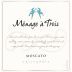 Menage a Trois Moscato 2014 Front Label