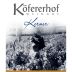 Kofererhof Valle Isarco Kerner 2013 Front Label