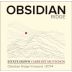 Tricycle Wine Company Obsidian Ridge Cabernet Sauvignon 2014 Front Label