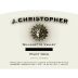 J. Christopher Willamette Valley Pinot Noir 2013 Front Label