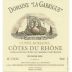 Domaine La Garrigue Cotes du Rhone Cuvee Romaine 2014 Front Label