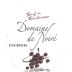 Domaine de Noire Chinon Soif de Tendresse Rouge 2012 Front Label
