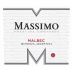 Massimo Malbec 2013 Front Label