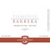 Castelvero Barbera 2014 Front Label