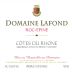 Domaine Lafond Cotes du Rhone Roc-Epine 2014 Front Label