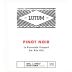 LUTUM La Rinconada Pinot Noir 2013 Front Label