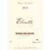 Spring Mountain Vineyard Elivette 2014 Front Label