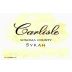 Carlisle Sonoma County Syrah 2006 Front Label