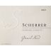 Scherrer Winery Sonoma County Pinot Noir 2011 Front Label