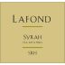 Lafond SRH Series Syrah 2012 Front Label