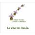 Bodegas Bernabe Navarro La Vina de Simon 2013 Front Label
