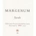 Margerum Colson Canyon Vineyard Syrah 2012 Front Label