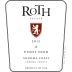 Roth Estate Sonoma Coast Pinot Noir 2012 Front Label