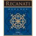 Recanati Reserve Shiraz (OU Kosher) 2005 Front Label