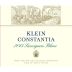 Klein Constantia Sauvignon Blanc 2013 Front Label