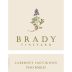 Brady Vineyard Cabernet Sauvignon 2013 Front Label