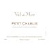 Val de Mer by Patrick Piuze Petit Chablis 2013 Front Label