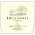 High Valley Cabernet Sauvignon 2013 Front Label