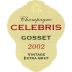 Gosset Celebris Extra Brut 2002 Front Label