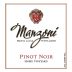 Manzoni Home Vineyard Pinot Noir 2013 Front Label