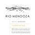 Rio Mendoza Torrontes 2012 Front Label