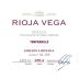 Rioja Vega Tempranillo 2014 Front Label