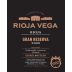 Rioja Vega Gran Reserva 2009 Front Label